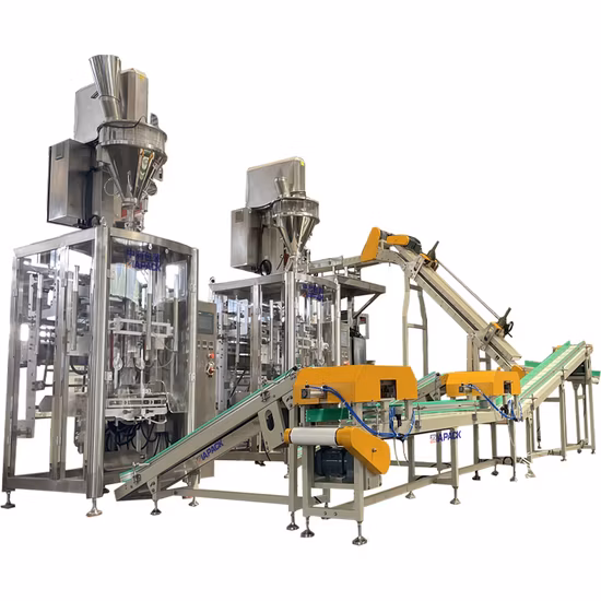 Automatic Pouch Secondary Baling Packing Packaging Machine Baler Machine (Sachets Into Big Pillow/Gusseted bag/PE BAG) for Seeds/Beans/Rice/Detergent Powder